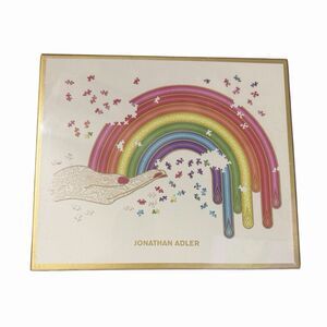 Sealed Jonathan Adler 750-Piece Shaped Foil Rainbow Jigsaw Puzzle Cardboard 2019